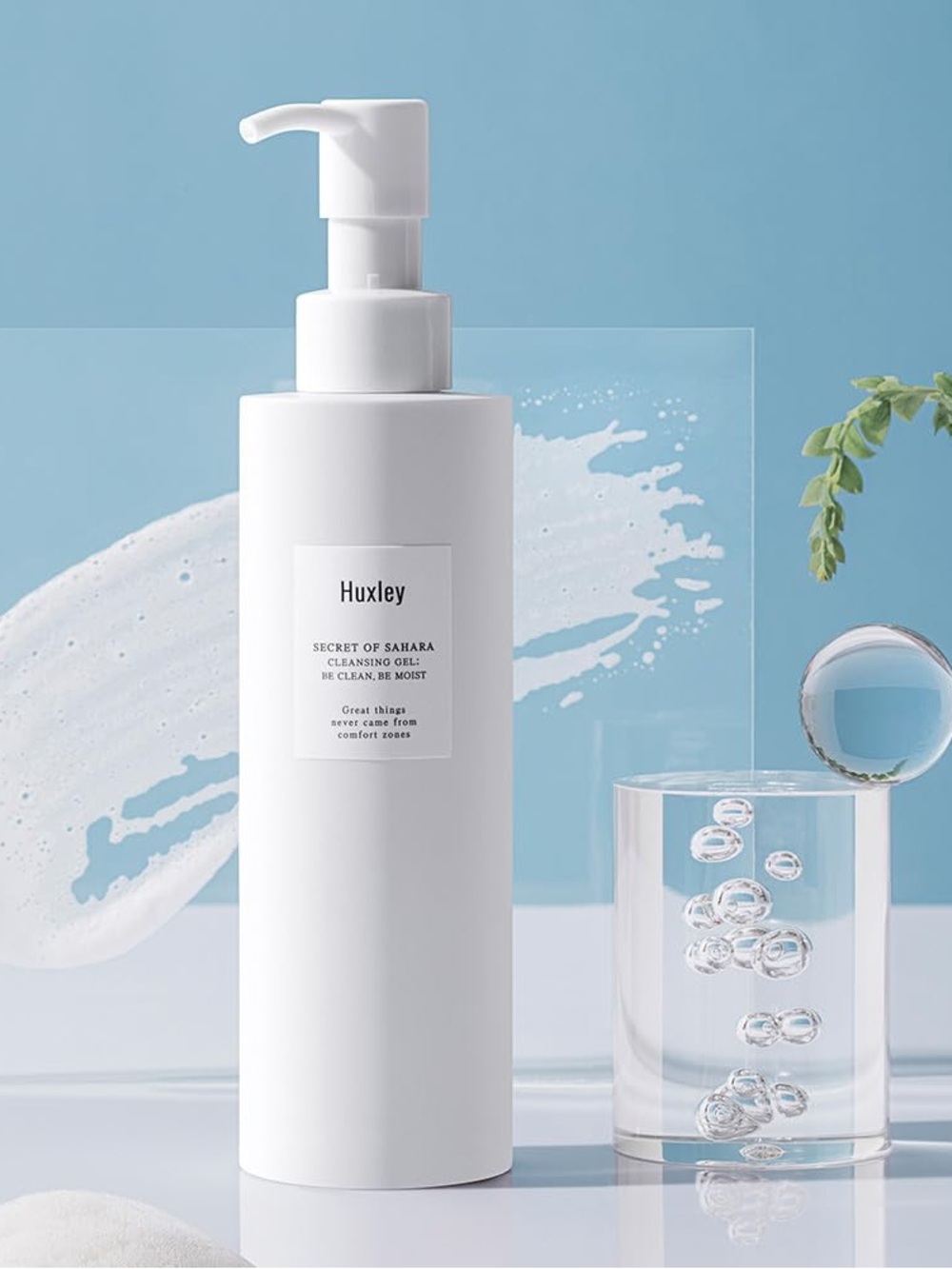 NIB Huxley Secret of Sahara Cleansing Gel Be Clean Be Moist 200ml / 6.76 fl.oz.
